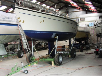 Damals war ich noch "Reeder". Die gelbe Granada 24 im Hintergrund hatte ich auch noch.